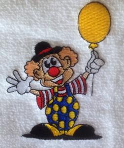 Handtuch mit Clown