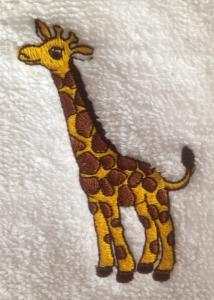 Handtuch mit Giraffe
